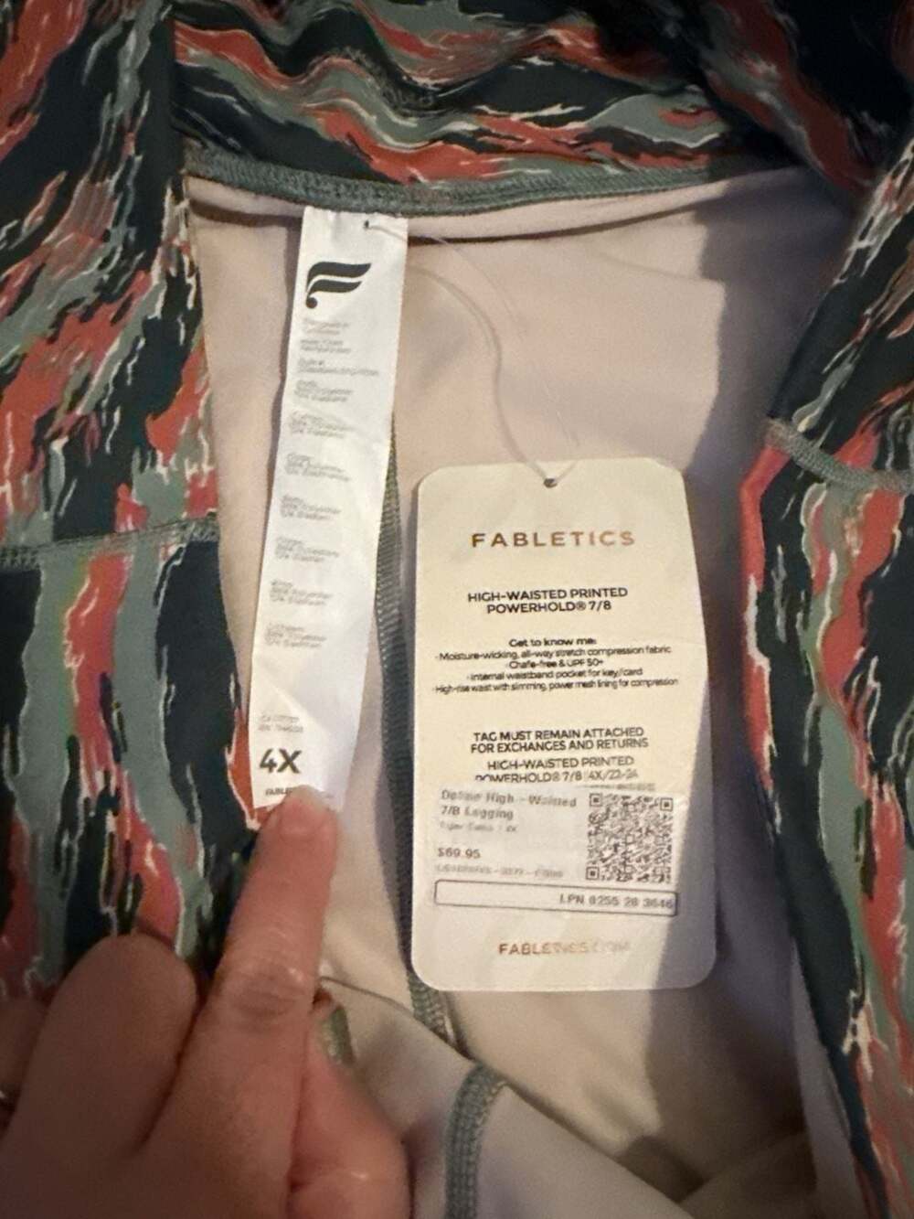 Fabletics Define High-Waisted Printed PowerHold 7… - image 3